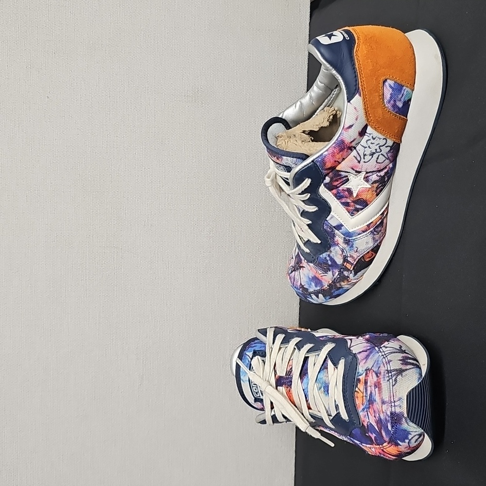 CONVERSE RUN STAR FLORAL PRINT SNEAKERS BFPM-10-009